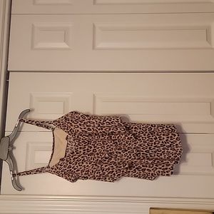 Leopard Tankini Top